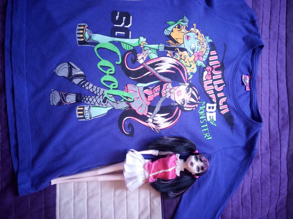 Zestaw ubranek 9 lat monster high roz. 128