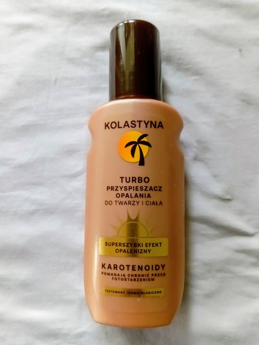 Kolastyna Turbo Przyspieszacz Opalania Do Twarzy i Ciała Karotenoidy 150ml 2 szt.