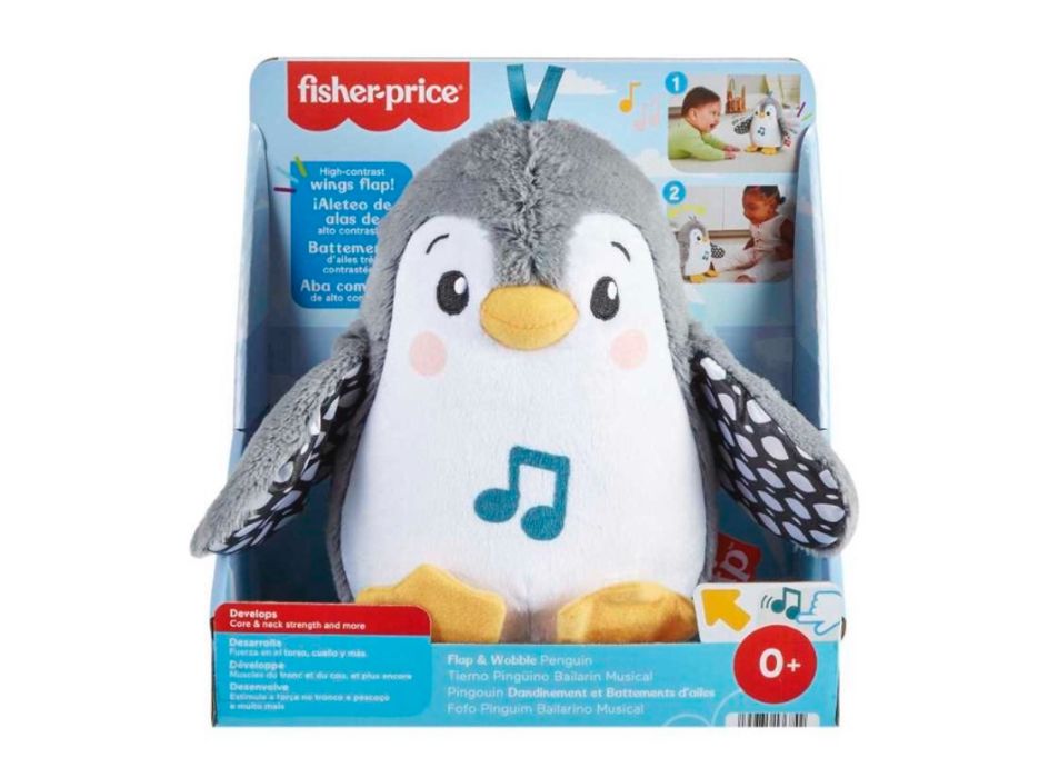 Fisher-Price PINGWINEK muzyczny kiwaczek NOWY