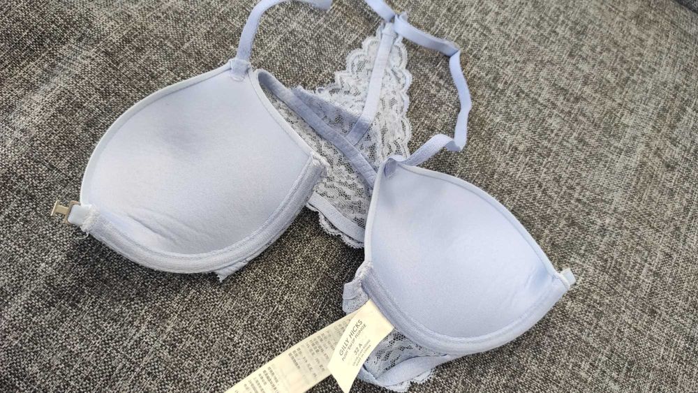 Biustonosz stanik push up odpinany zapinany z przodu delikatny kobiecy