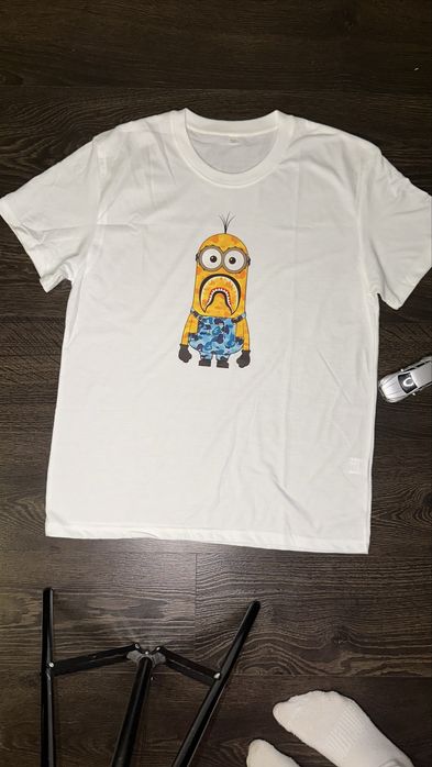 футболка Bape міньйон