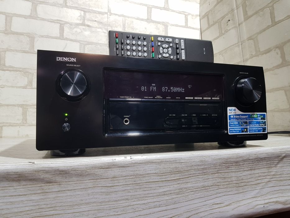 7.2 AV ресивер DENON AVR 2313, *7x135 Вт, HDMI,USB,4K, б/у з Німеччини