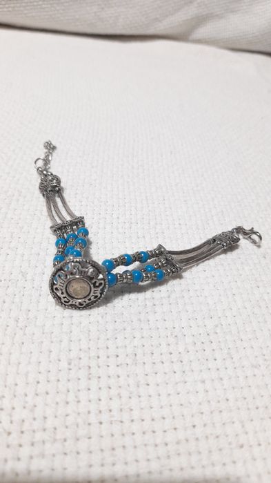 Pulseira estilo tribal azul