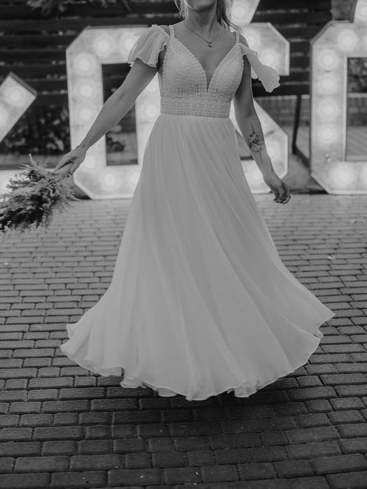 Sukienka/suknia ślubna Boho koronka