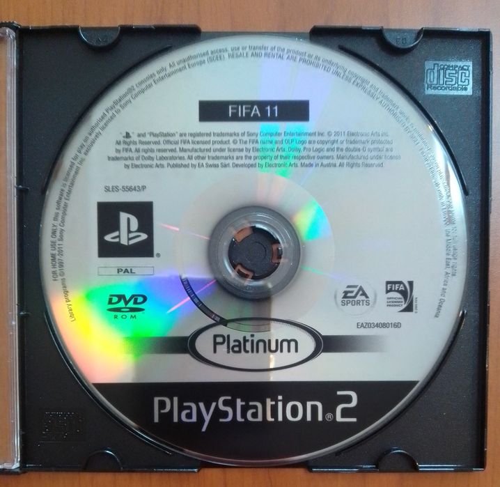 Jogo FIFA 11, para Playstation 2 PS2