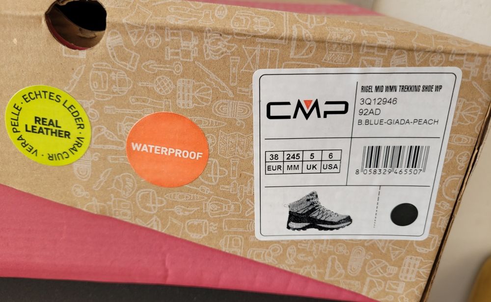 Buty Trekkingowe CMP Rigel Mid r. 38 Damskie Outdoor Góry