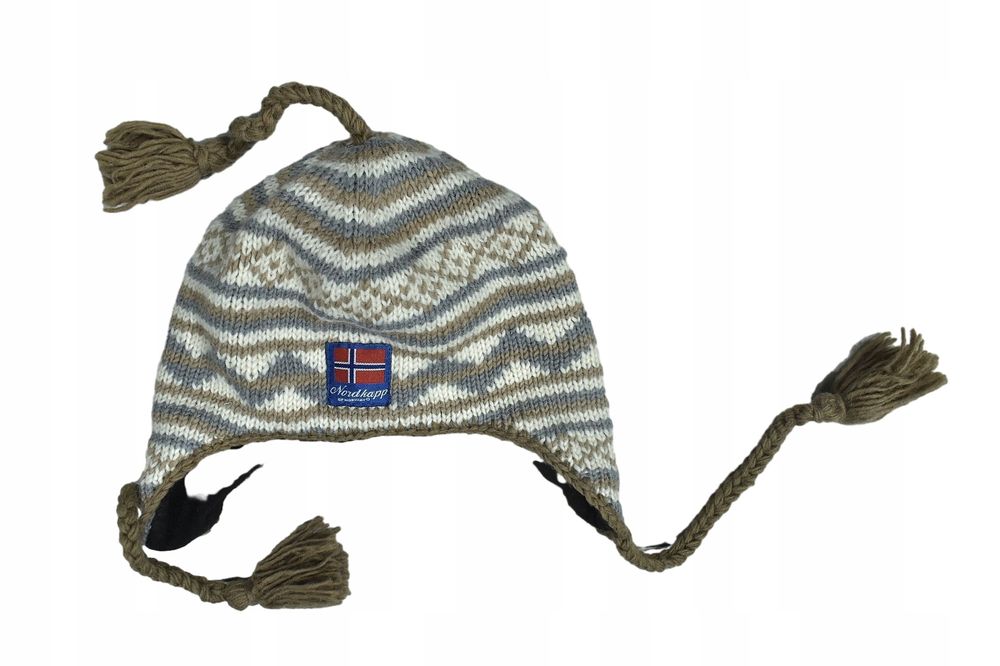 Nordkapp Of Norway Wełniana Czapka Made In Nepal