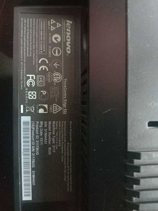 Моноблок Lenovo ThinkCentre Edge 62z