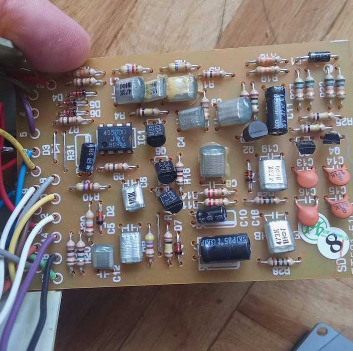 Boss SD-1 Super Overdrive JRC4558DD chip , Taiwan