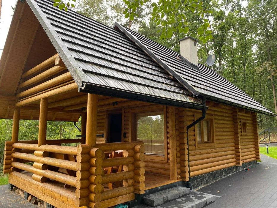 Dom z bala- Domek z Bali Letniskowy/Całoroczny 30m2 z Tarasem