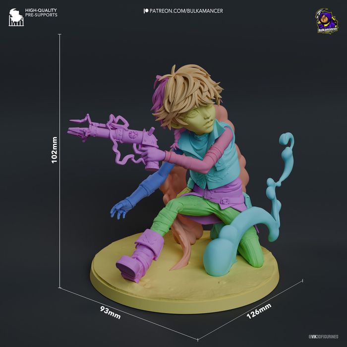 Isha | Arcane | Figurka | druk 3D z żywicy (12K)