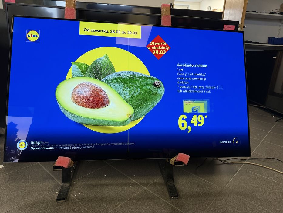 LG OLED 55B23LA 120HZ 4K UHD Smart WIFI DVB-T2 Linia na matrycy Wada