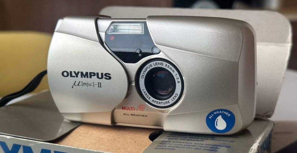Olympus Mju II 35mm f/2.8 Câmera de Filme
