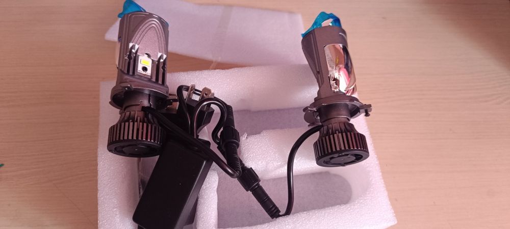 Лінзовані LED лампи H4 Bi-LED CANBUS 6500K | Ближнє + дальнє | Plug&Pl