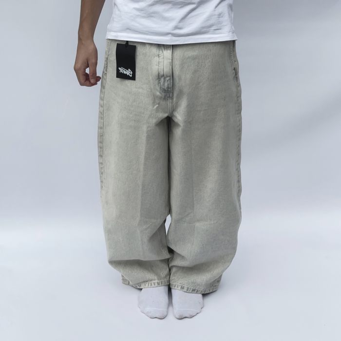 Широкі Джинси Pull&Bear Skater Fit Сірі  Пулбір Скейтер Baggy Беггі