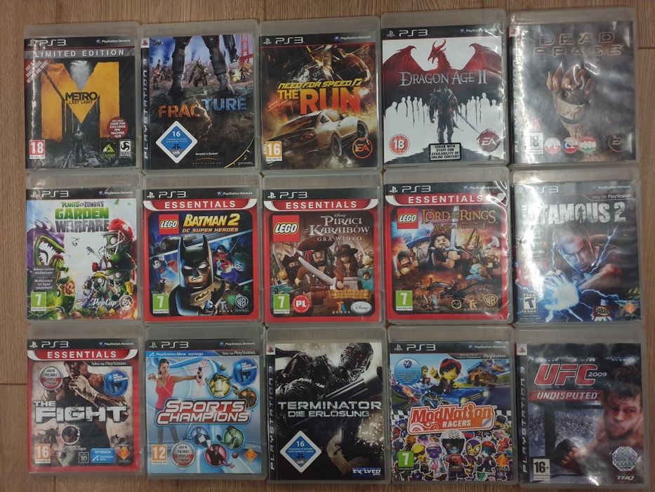 Gry na PS3 zestaw lub pojedynczo