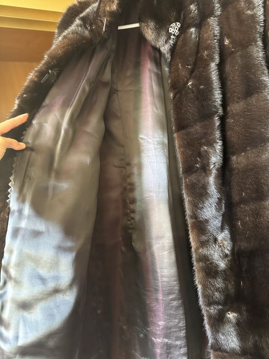 Норкова шуба  Black Glama