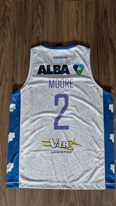Koszulka meczowa Lee Moore MKS Dąbrowa Górnicza Koszykówka