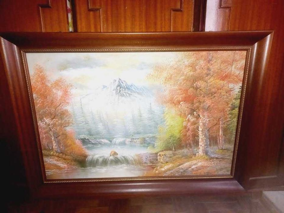 Quadro a óleo de R. BOYER 2000 Paisagem