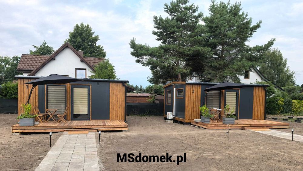 Domek modułowy, całoroczny, letniskowy 35 m2 na zgłoszenie