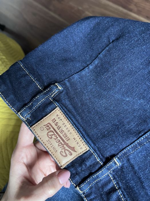 34(XS) granatowa spódnica jeans Superdry