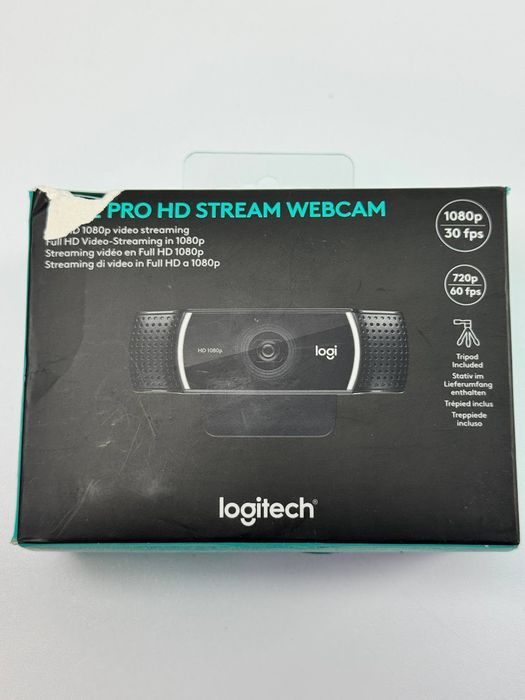 Веб-камера Logitech C922 Pro Stream Webcam (960-001088)