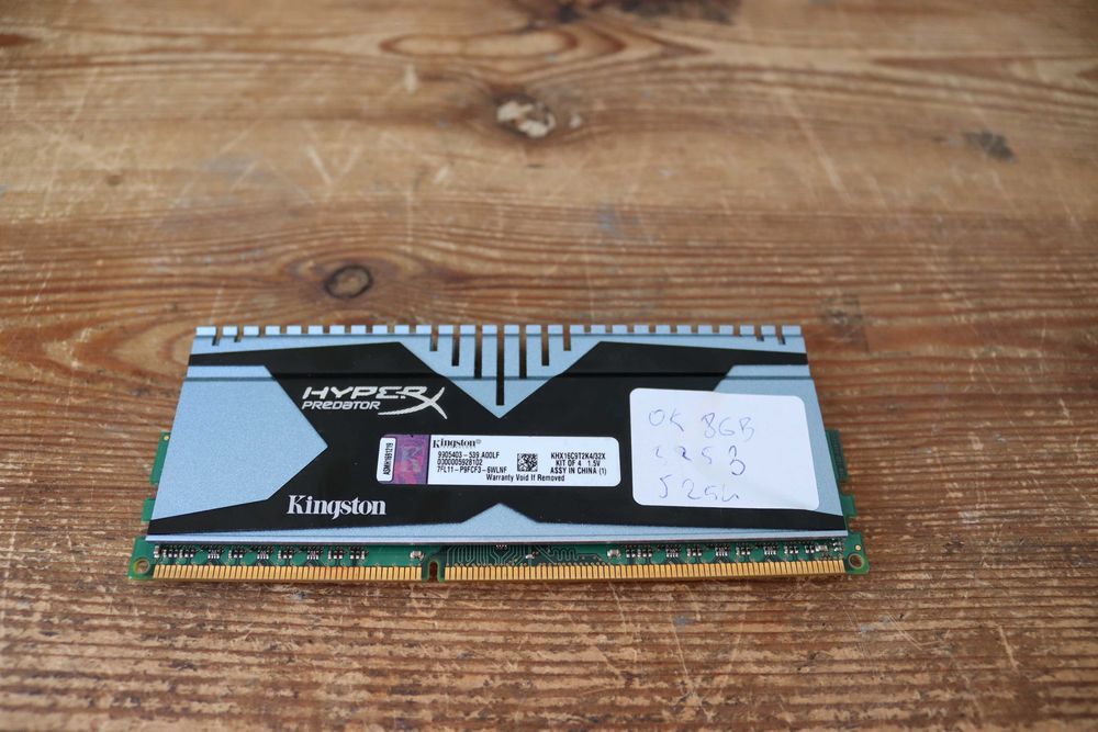 Pamięć RAM DDR3 Kingston HyperX PREDATOR 8GB CL10 1.5V  (5253,5254)