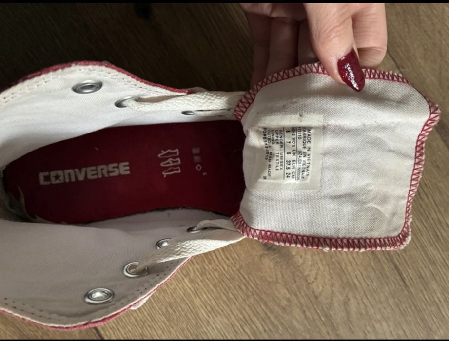 Converse czerwnone