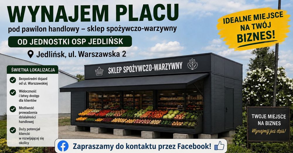 Wynajem placu Jedlinsk Warszawska 2