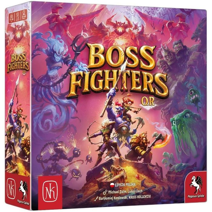 Boss Fighters QR Nasza Księgarnia pudełko,295x295 mm