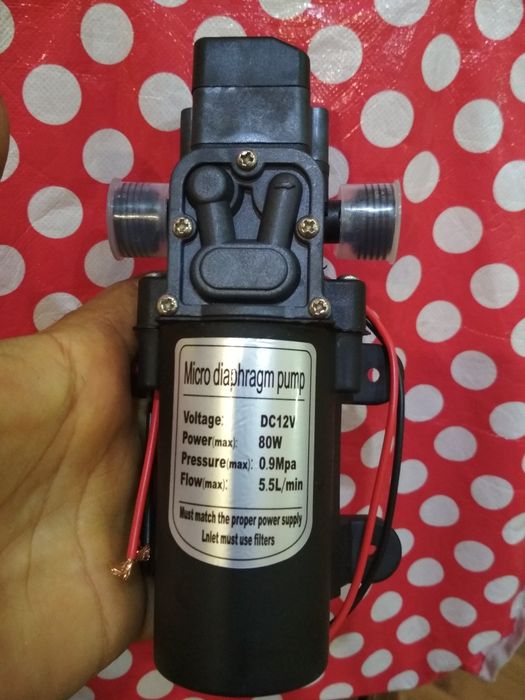 Bomba água 12v diafragma. Nova