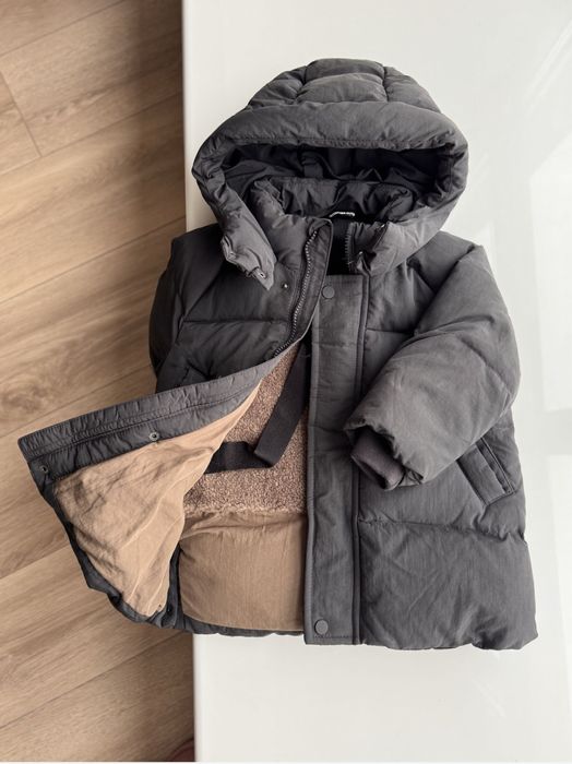 Zara пуховик зимняя куртка 116, zara пуховик зимова куртка 116