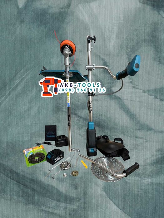 Електро косилка Makita DUR502BL Аккумуляторный тример для косіня трави