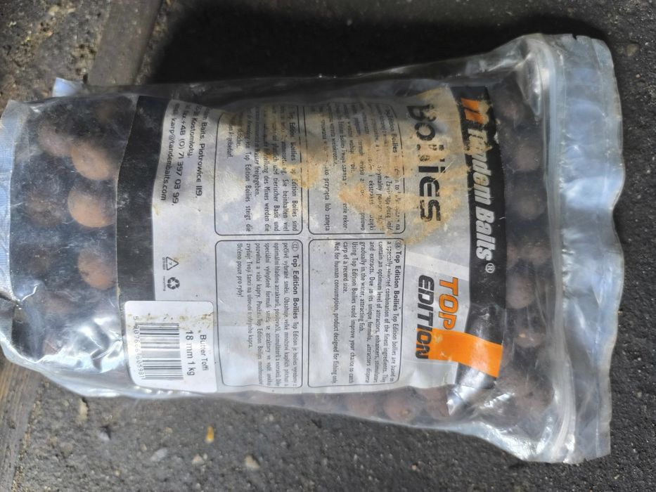Kulki proteinowe 18 mm Tandem Baits 1 kg toffi