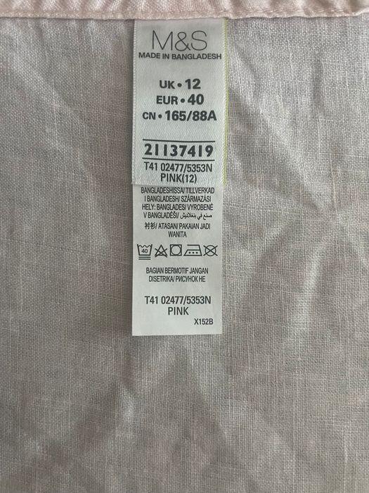 Lniana koszula Marks&Spencer