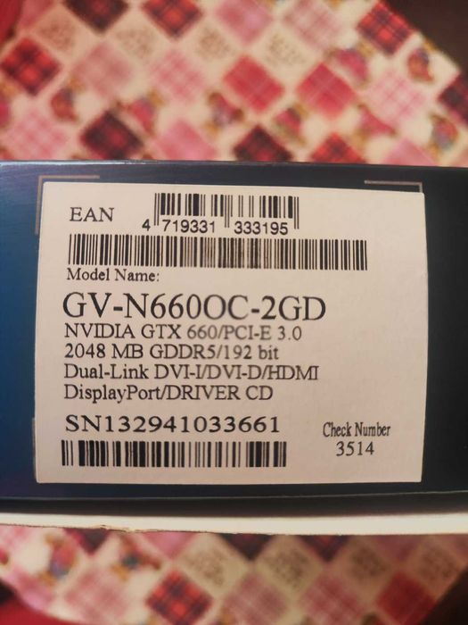 Відеокарта GTX 660 2GB