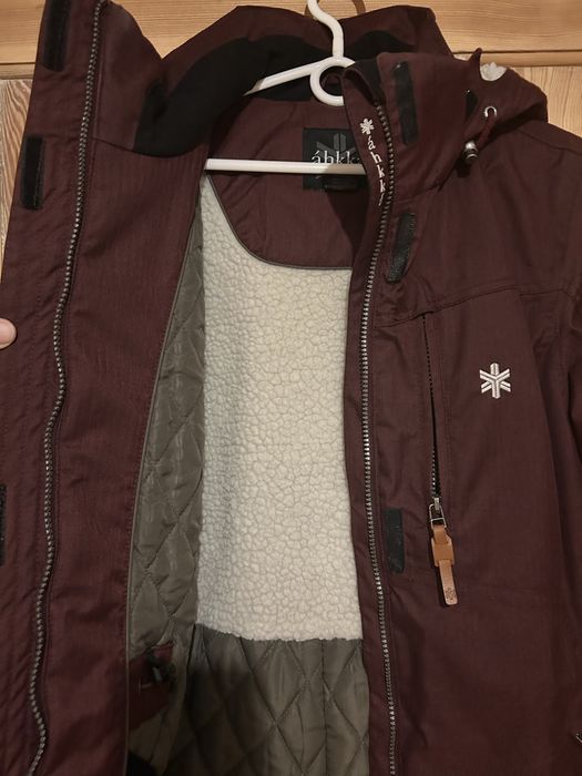 AHKKA parka zimowa bordowa 40