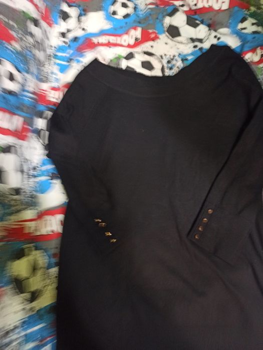 Lekki sweterek czarny