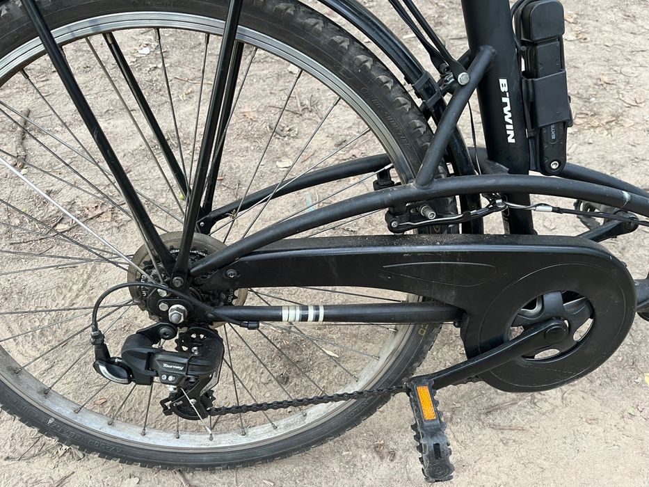 Rower miejski czarny