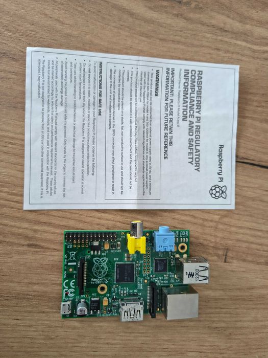 Kolekcjonerskie Raspberry Pi 1 Model B (256MB RAM) | Unikat 2011.12