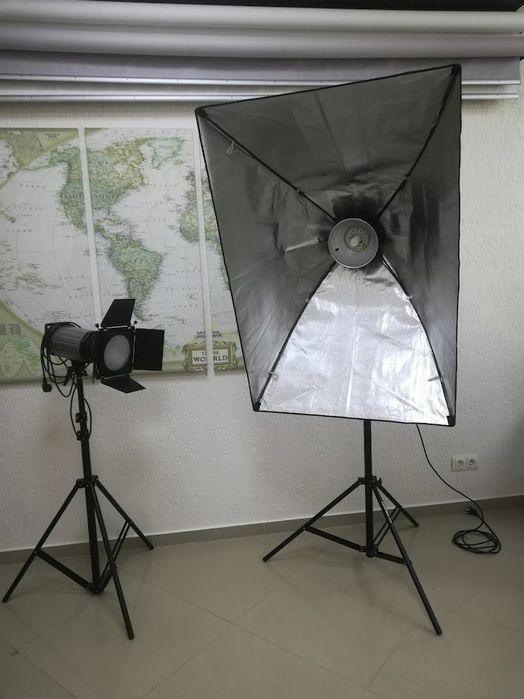 Студійне світло, професійне світло для фотостудій, софтбокс
