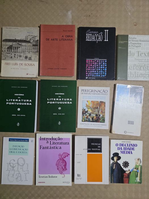 Livros para ensino Ensino Secundário e Universitário Área de letras - Linguística e Literatura moderna