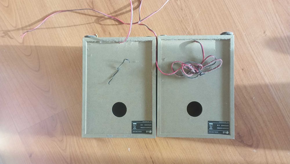 Colunas LG para aparelhagem