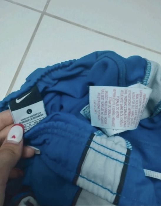 Niebieskie spodnie NIKE