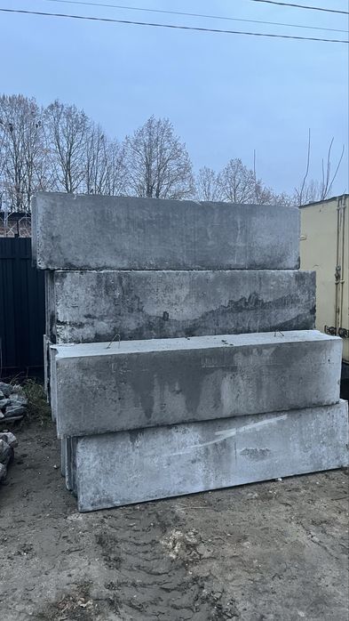 ФБС. Блок фундаментний. Екскаватор. Пісок. Щебінь