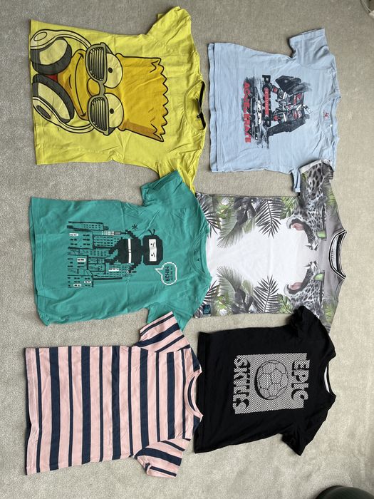 134 bluzeczki koszulki zestaw bart simpson t-shirt epic