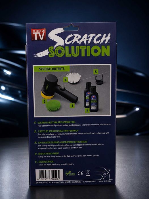 Nowy Scratch Solution zestaw do usuwania rys z lakieru samochodowego - MEGA OFERTA !