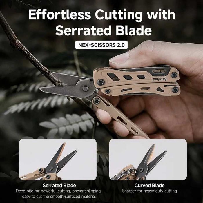 Мультитул NexTool Mini Flagship Multi Tool F12 Khaki