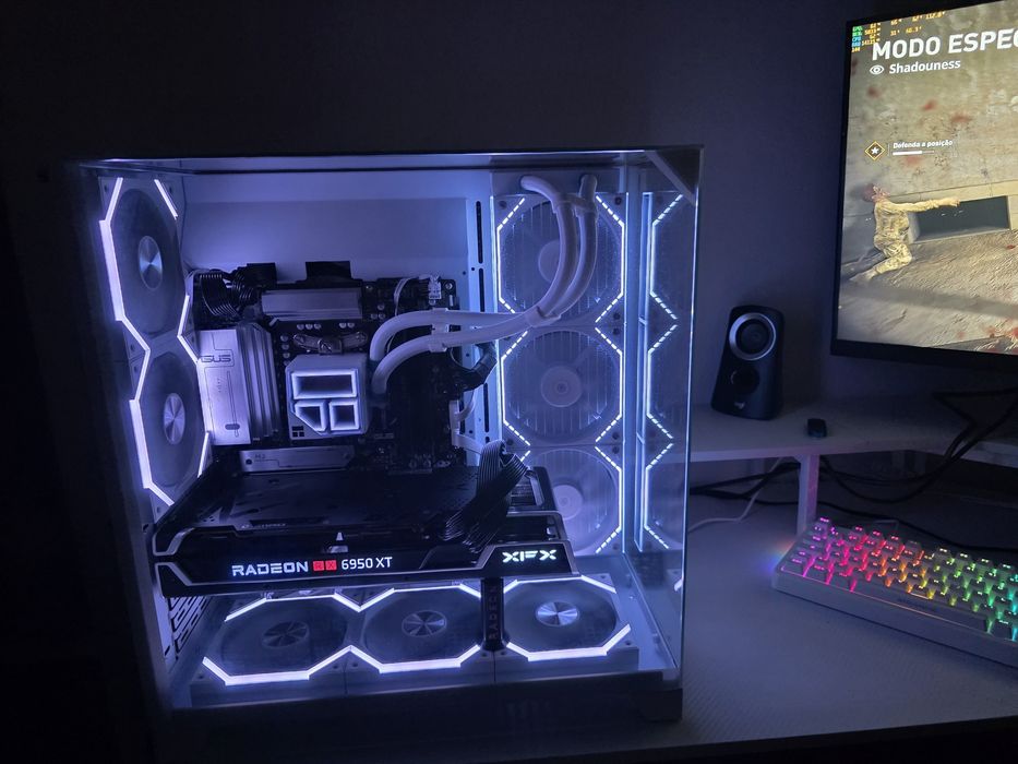 PC Gaming 4K Ryzen 5 9600X + RX6950xt 16GB vram| 16GB DDR5 | NVMe 1TB Kingston| Componentes NOVOS(maioria)