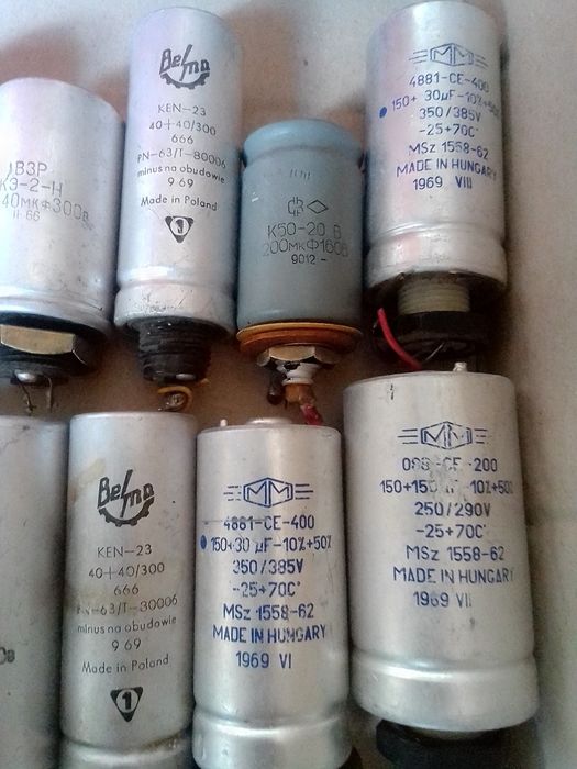 Конденсаторы СССР